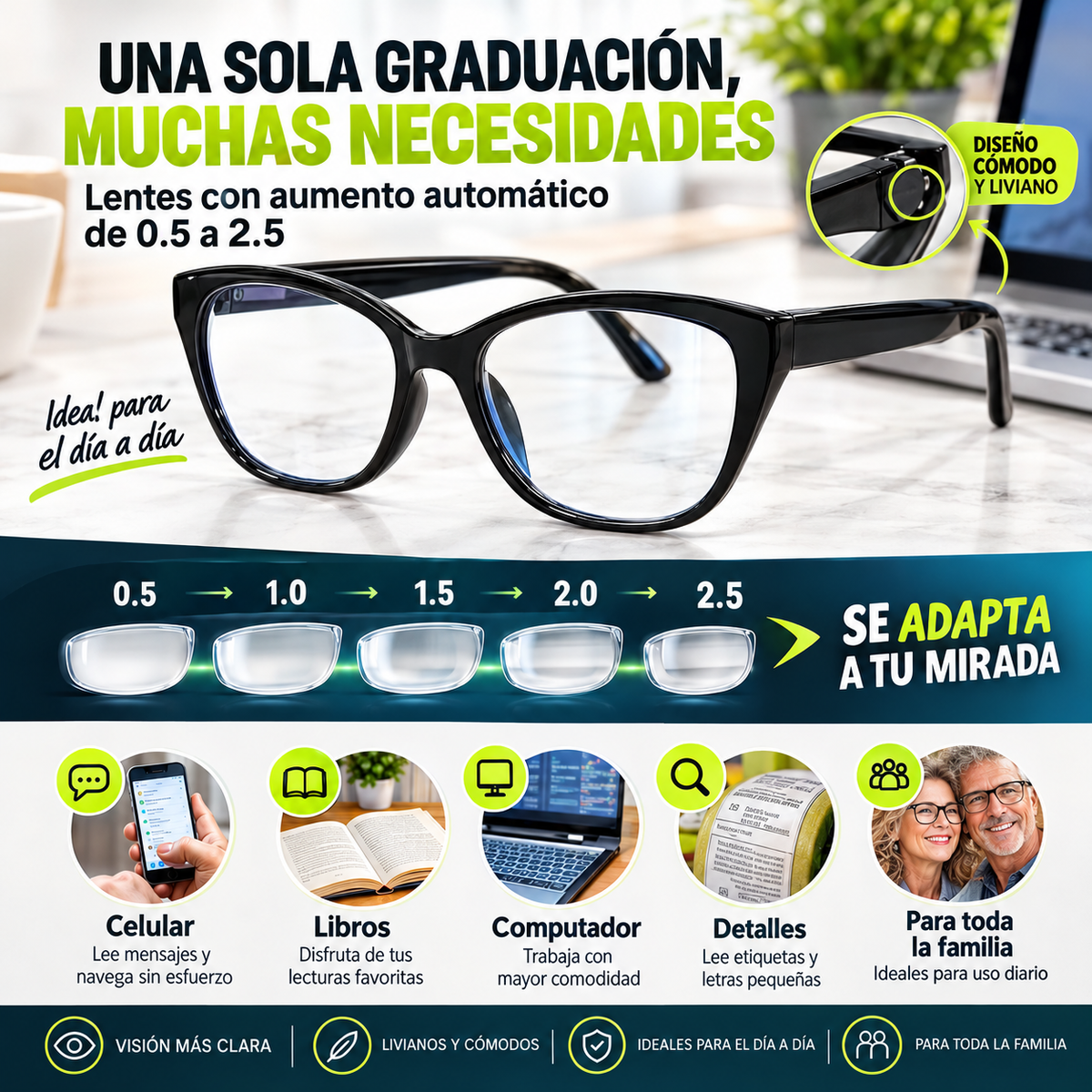 Lentes one Power Gafas lectura
